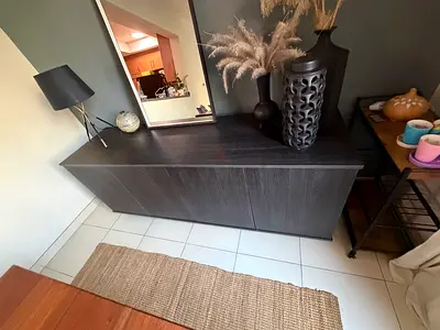 Modern wooden sideboard and tv unit