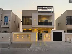 Own a luxury villa on the main road in Ajman—ready for immediate move-in. Freehold ownership, incl