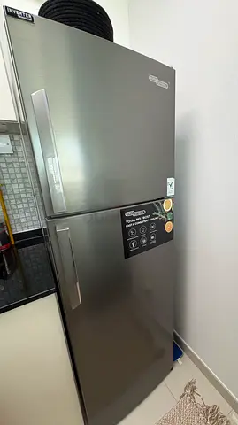 Like new condition 2-door stainless refrigerator
