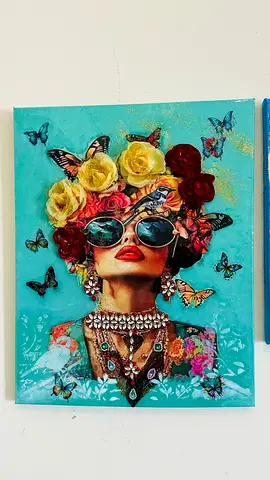Hand made canvas picture
