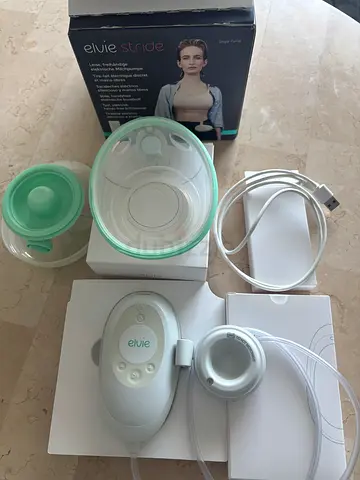 Elvie Stride Single Electric Breast Pump with Accessories - Good Condition