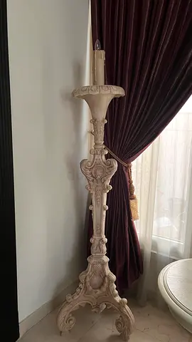 Ornate Vintage-Style Tall Floor Candelabra Lamp 2 PCS available