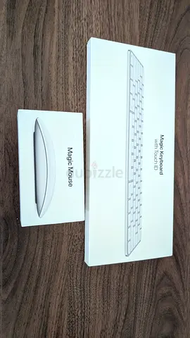 Apple Magic Keyboard with Touch ID + Magic Mouse (boxed)