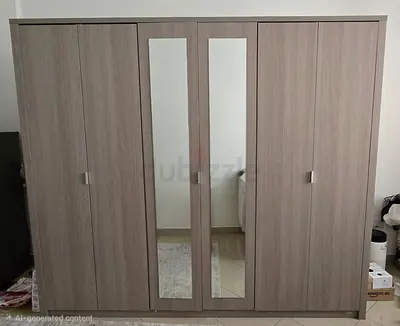 Home Center Nova 6-door wardrobe