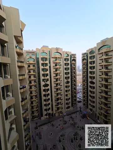 BEST DEAL..SPACIOUS BIG SIZE VACANT TWO BEDROOM HALL IN RASHIDIYA TOWER AJMAN