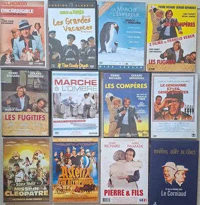 Collection for French comedies on DVD