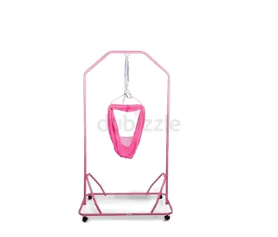 Portable Baby Sensory Swing / Hammock with Stand - Pink