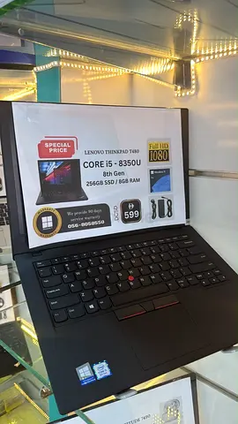 Lenovo ThinkPad T480 - Core i5-8350U, 8GB RAM, 256GB SSD, 14" Full HD