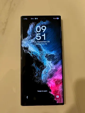 Samsung Galaxy (used) — good condition, black