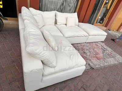 Marina home luscious modular sofa and footstool