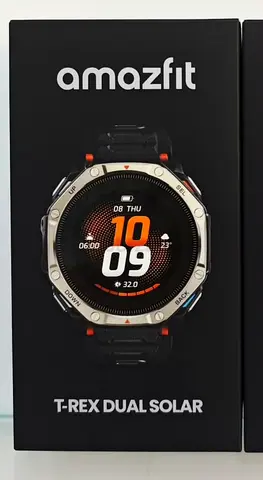 Amazfit T-Rex Dual Solar Smartwatch – Brand New
