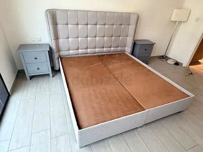 American king size bed frame available ready to sell