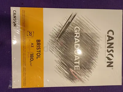 Canson Graduate Bristol A3 Paper Pad 20 Sheets 180gsm