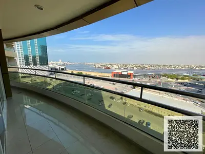 **Spacious 2BHK With Parking for Sale in Horizon Towers, Ajman | 1,700 Sq. Ft. | Creek View |