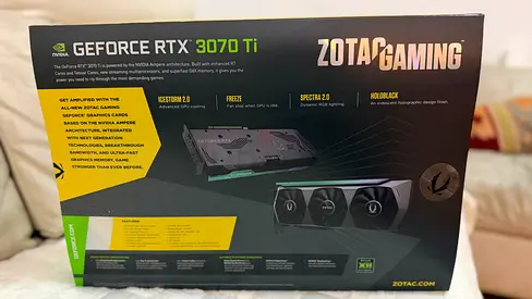 ZOTAC GAMING GeForce RTX 3070 Ti AMP Holo 8GB - Like New