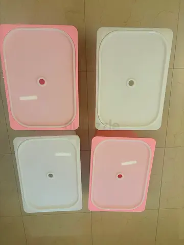 Ikea storage boxe with cover all for 45