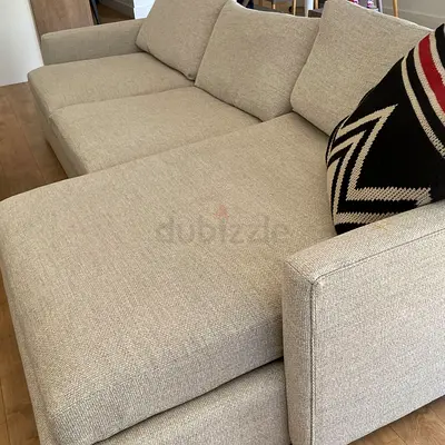 Crate&barrel lounge deep L shape