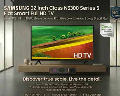 Samsung 32" N5300/N5300 Series 5 Full HD Smart TV - 32 inch