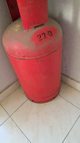 Red LPG 22Kg Gas Cylinder - Used
