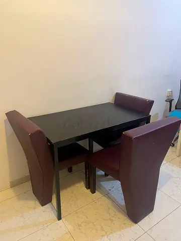 IKEA dining table and 3 chairs