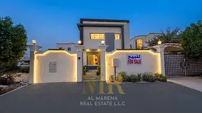 Villa for sale in Al Rawda 1 area, next to the mosque. Two floors and a roof. Area 5200 sq ft. Price