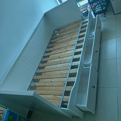 IKEA hamness daybed with 3 big storage drawers and 2 IKEA mattresses.