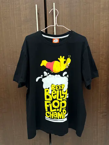 2015 The Simpsons "Beer Belly Flop Champ" Graphic Tee - Size XL Regular fit