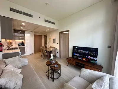 Furnished 1BR | Azizi Riviera | Pool & City Views