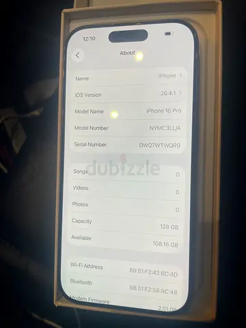 iPhone 16 Pro 128GB - Good Condition 10/10 with Box