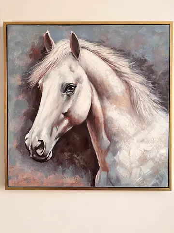 Original White Horse painting 100x100