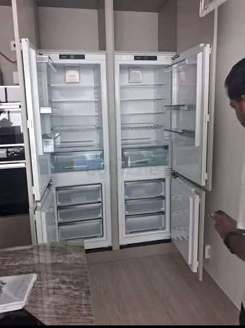 KFNS 7734 D Miele built-in refrigerator bottom freezer set brand new never used with catalog book Dy