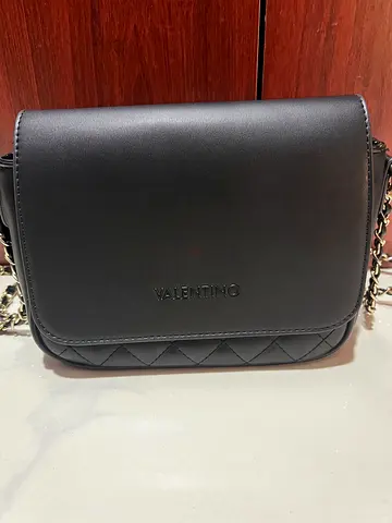 Black Valentino crossbody bag with chain strap - very good condition
