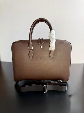 Montblanc sartorial leather briefcase
