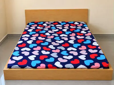 IKEA Queen size bed frame with Vital mattress - good condition