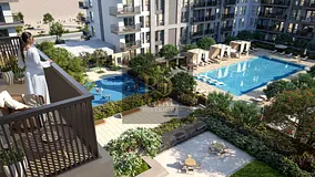Charming Waterfront Community | Freehold | Luxury 3BR + Maid Apartment | 3 Balconies | 2 Open Views