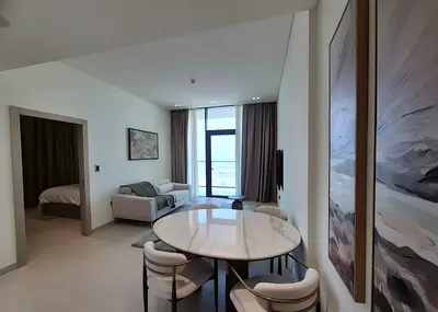 Furnished 1BR Apartment | Sea & City Views | Binghatti Apex JVC