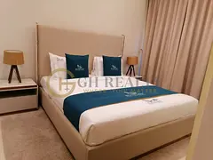 Furnished 1BR | Burj View | Balcony | Dunya Tower