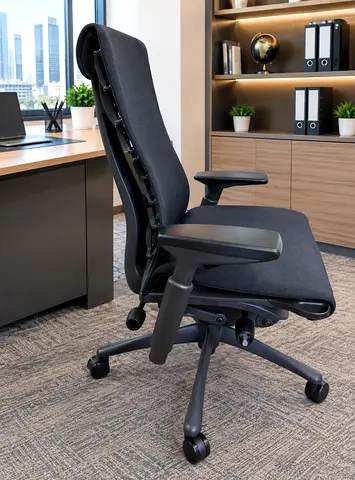 Herman Miller Embody Ergonomic High-Back Office Chair with Adjustable Armrests and Lumbar Support