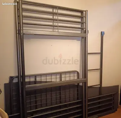 IKEA single size loft bed frame - good condition free home delivery and installation