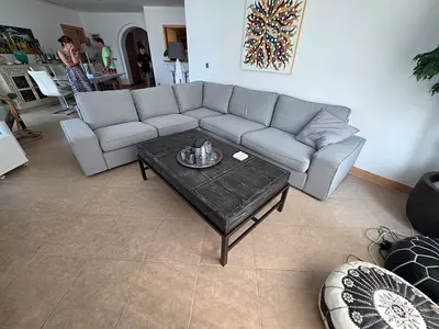 Available Ikea ikvik Corner sofa like new