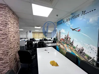 Furnished Office | Spacious Layout | Chiller Free |Parking