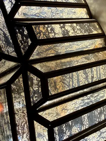 Antique style statement mirror from The One
