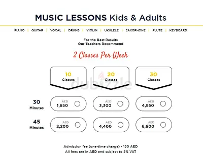 MUSIC LESSONS Kids & Adults