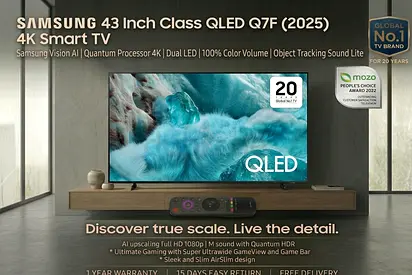 Samsung 43" QLED Q7F (2025) 4K Smart TV - Excellent Condition