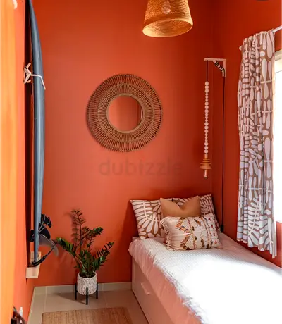 Homecentre 90cm rattan mirror