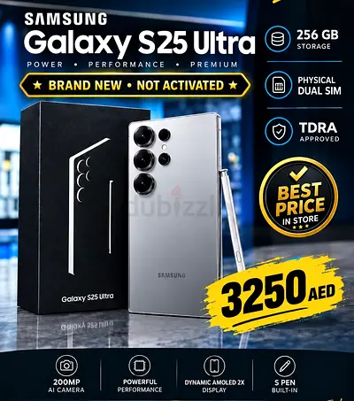 Samsung Galaxy S25 Ultra 512 GB - Brand New, Unactivated