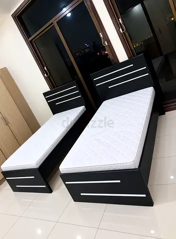 Brand new single 90x190 size Wooden bed including mattress good quality wood bed