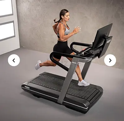 Treadmill with Curved Belt and Console - Good Condition