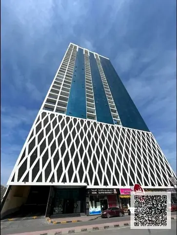 SPACIOUS TWO BEDROOM HALL | WITH PARKING | FULLY SEA VIEW 2 BALCONIES IN OASIS TOWER AJMAN
