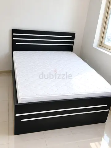 Brand new Queen Size Wood bed including mattress good quality queen bed